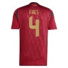 Camiseta Bélgica Faes 4 Primera Euro 2024